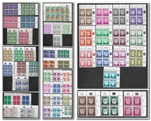 ISRAEL SMALL COLLECTION-030 MNH BLOCK OF 4 AND 6