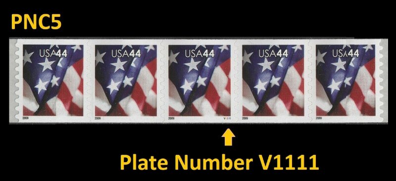 US 4394 Old Glory 44c PNC5 AVR V1111 MNH 2009