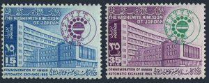 Jordan 381-382 2 sets, MNH. Mi 373-374. 1963. Telephone automation in Amman 1962