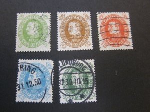 Denmark 1930 Sc 210,13-4,16,19 FU