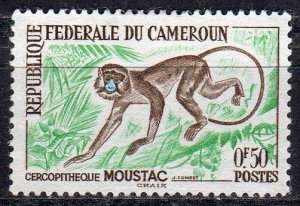 Cameroun 358 - Mint-H - 50c Mustache Monkey (1962)