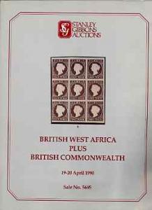Auction Catalogue - British West Africa - Stanley Gibbons...