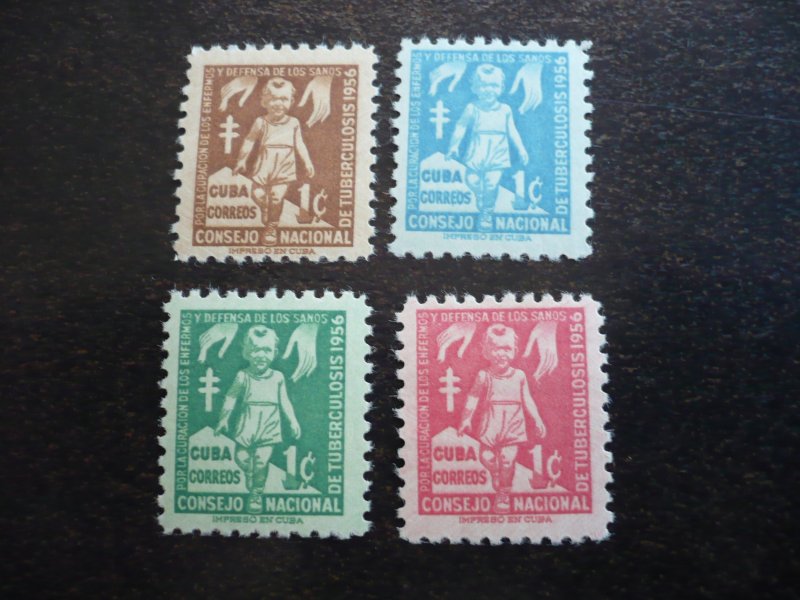 Stamps - Cuba - Scott# RA30-RA33 -Mint Hinged Set of 4 Stamps