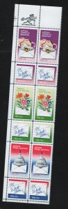 Scott # 1805-1810 unused MNH strip of 12
