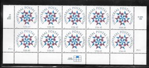 #3332 MNH Plate Block of 10