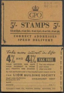 H31 November 1957 5/- Booklet 