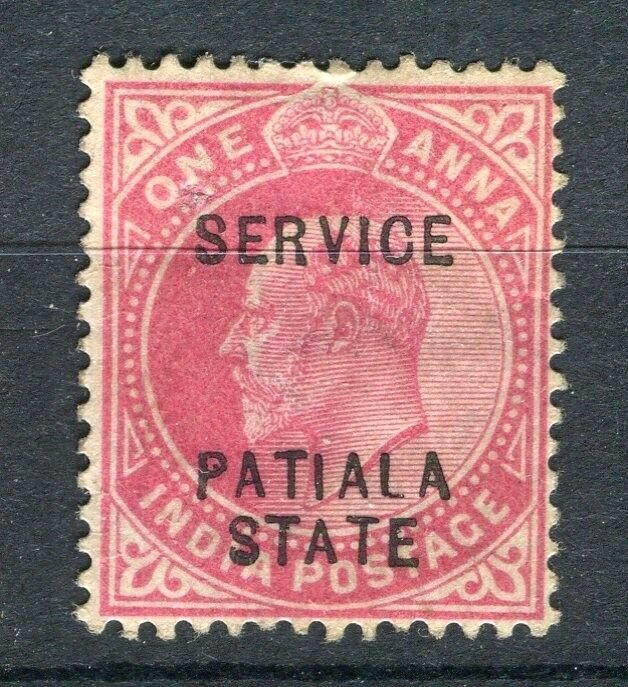 INDIA; PATIALA early 1900s ED VII issue Mint hinged Shade of 1a. value