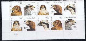 2012 - MNH  Eagle horizontal strip  of two sets, with plate numbers