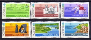 EDSROOM-16197 Portugal Azores 316-321 MNH 1980 Complete World Tourism