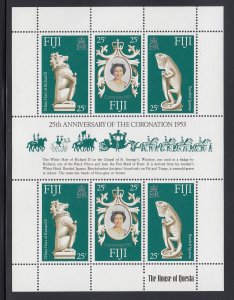 Fiji 384 QEII Coronation mnh