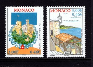 Monaco #2204-05 (2001 Europa set) VFMNH CV $2.75