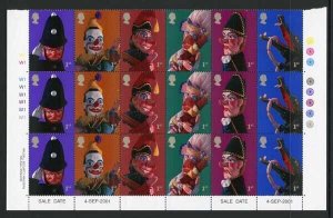 SG2224-29 2001 Punch and Judy S/T Set in Cylinder Blocks U/M