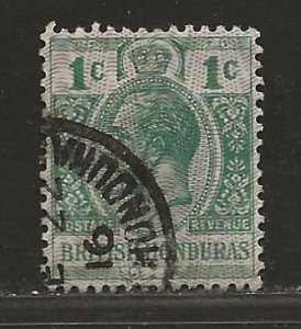 BRITISH HONDURAS SC# 85  FVF/U