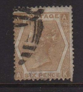 GB 1872 Victoria SG 123 PL11 FU #c218.1