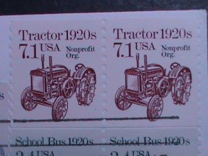 ​UNITED STATES 1987 SC# 2127 TRACTOR 1920S FDC-MNH VF WE SHIP TO WORLDWIDE.