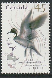 1995 Canada - Sc 1565 - MNH VF -1 single - Migratory - Northern Pintail