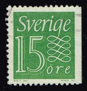 Sweden #580 Numeral; used (0.30