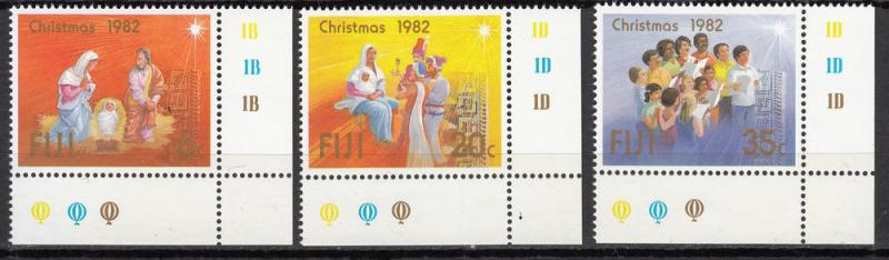 Fiji - 1982 Christmas Sc# 477/479 - MNH (9619)