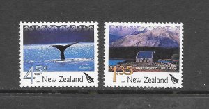 NEW ZEALAND #1926-7 WHALE MNH