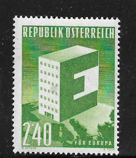 AUSTRIA,637, MINT HINGED, GIANT E