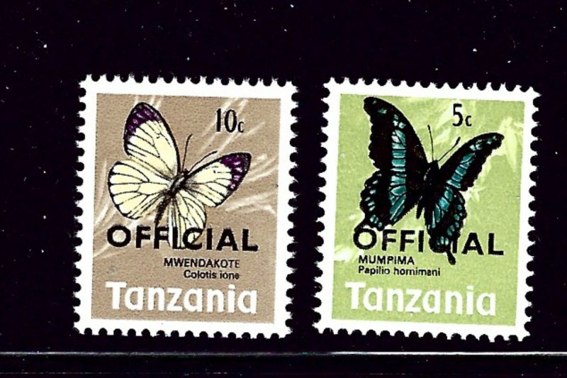 Tanzania O17-18 MNH 1973 part set