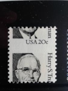 SCOTT #1862 EFO MAJOR MIS-PERF HARRY S. TRUMAN GEM MINT NEVER HINGED STUNNING !!