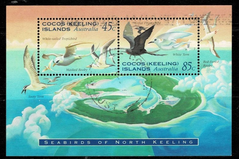 Cocos Island 1995 Seabirds MNH M/s