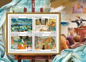 [150 05]- YEAR 2017 - SIERRA LEONE - PAINTING        4V   complet set  MNH/**