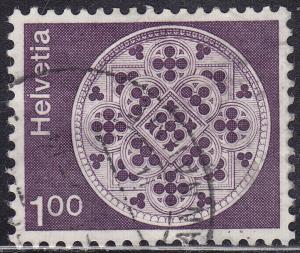 Switzerland 569 USED 1973 Lausanne Cathedral