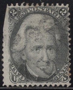 Scott # 87  Lot E960  2c Jackson  Used