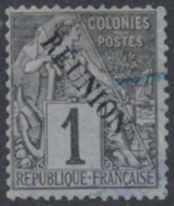 Reunion Sc#  17  Used   see details face & reverse scans  