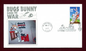 Sc. 3137 Bugs Bunny FDC - Panda Cachets