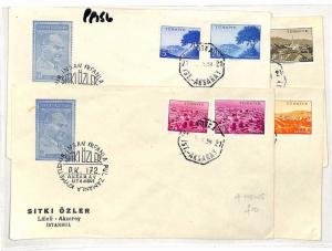 Turkey Istanbul Cover x 4 {samwells-covers} 1959 PP156