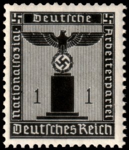 ✔️ GERMANY REICH 1938 - OFFICIAL EAGLE SWASTIKA - MI. 144 SC. S1 MNH €7.50 WM237