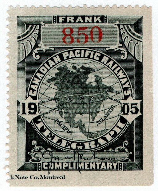 (I.B) Canada Telegraphs : Canadian Pacific (1905)