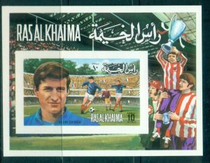 Ras Al Khaima 1972 Mi#MS132B European Football Players MS IMPERF MLH