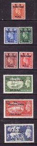 Great Britain Tripolitania-#27-34- id7-unused light hinged set-KGVI-1951-       