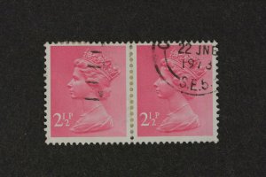 Great Britain Scott # MH34   2-1/2p  Machins  Queen Elizabeth    1972-05-24