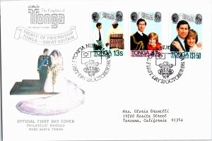 Tonga, Worldwide First Day Cover, Royalty