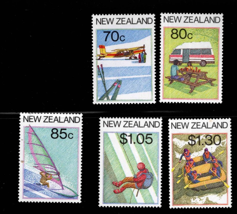 New Zealand Scott 862-866 MNH** short stamp set 5/6 missing first stamp in set