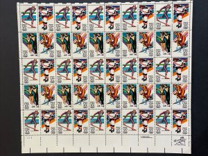 1984 sheet, 20-cent Winter Olympics Sc # 2067-70 