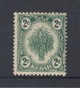 Malaya States - Kedah 1919 Sheaf of Rice 2c Scott # 3 MH