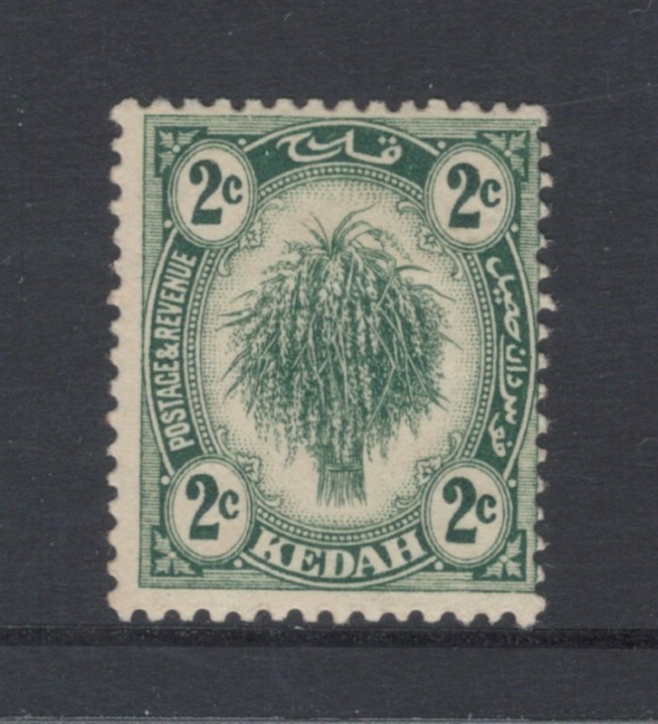 Malaya States - Kedah 1919 Sheaf of Rice 2c Scott # 3 MH