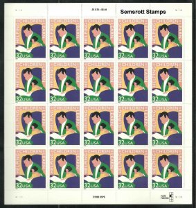 # 3125 US Helping Children Learn / Teaching / School 32¢ MNH Sheet