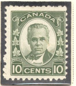 Canada Sc 190 1931 10c Cartier stamp mint