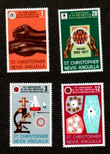 St Kitts # 342-345 Mint!