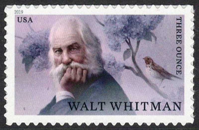 USA Sc. 5414 (85c) Walt Whitman 2019 MNH