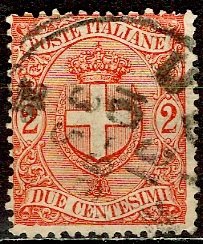 Italy 1896; Sc. # 74; O/Used Single Stamp