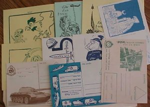 ISRAEL   1973 PICTURE CARDS 11 DIFF. MINT