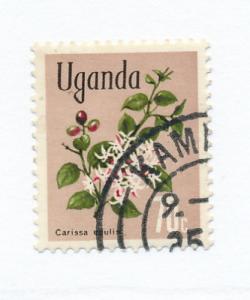 Uganda 1969 Scott 123 CTO - 70c, Flowers